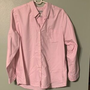 Cabin Creek Light Pink Casual Button-Down Shirt